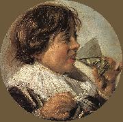 HALS, Frans Drinking Boy (Taste) oil painting
